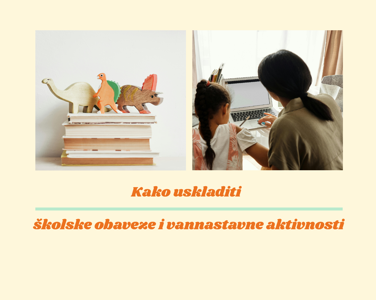 Kako uskladiti školske i vannastavne aktivnosti deteta: Vodič za roditelje