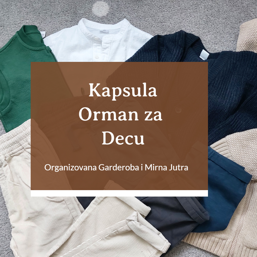 Kids' Capsule Wardrobe - how to organize kids closet